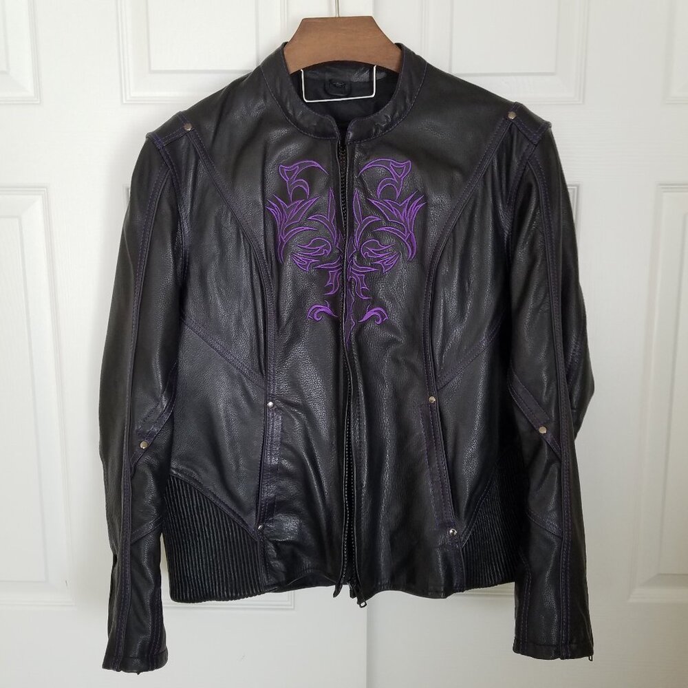 Milwaukee Leather - Unik womens motorcycle jacket and Chaps EUC Size 3XL/2XL